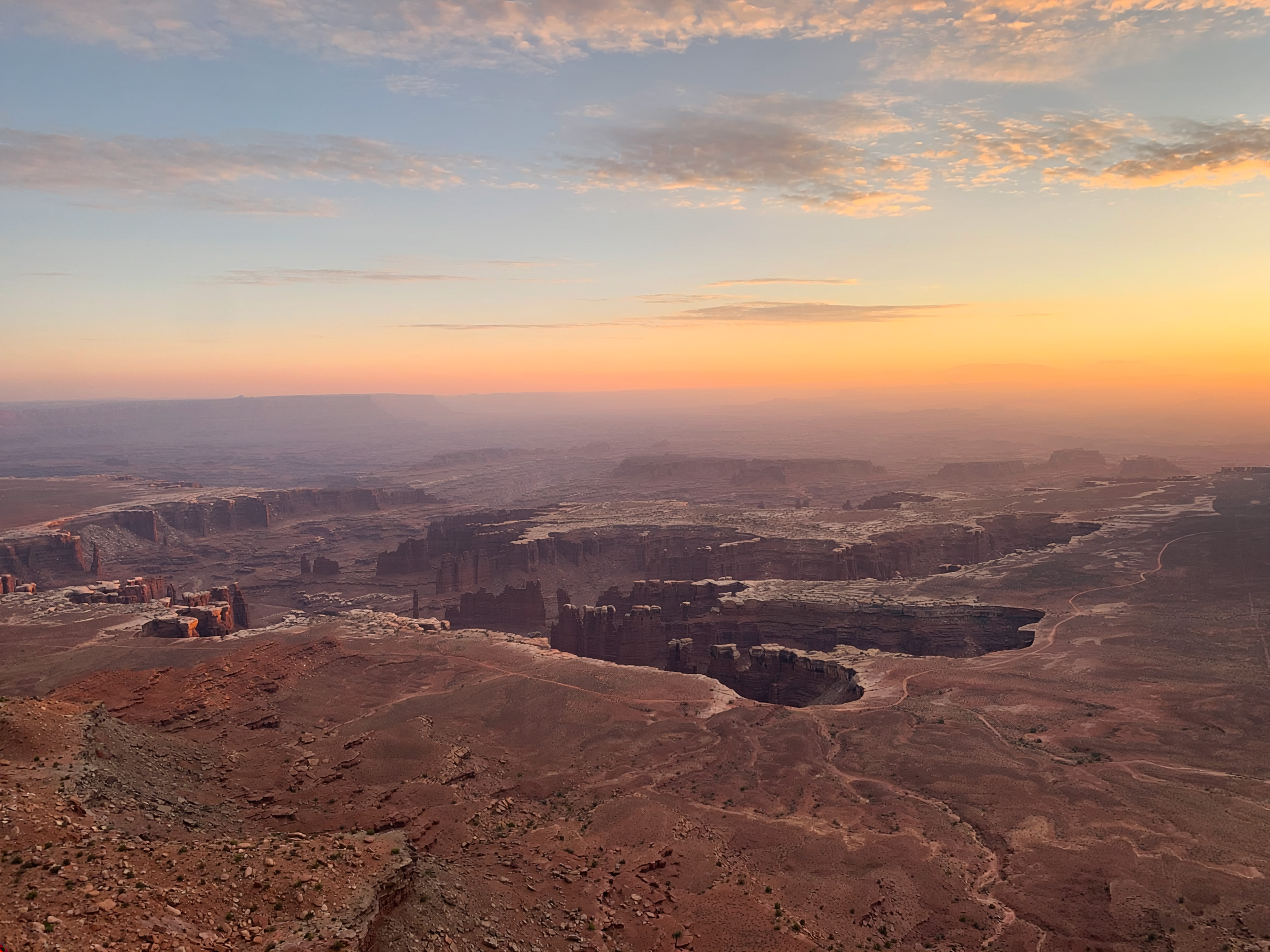 What the Land Adapts To — Grand View Point at sunset, Canyonlands National Park, Utah 2020