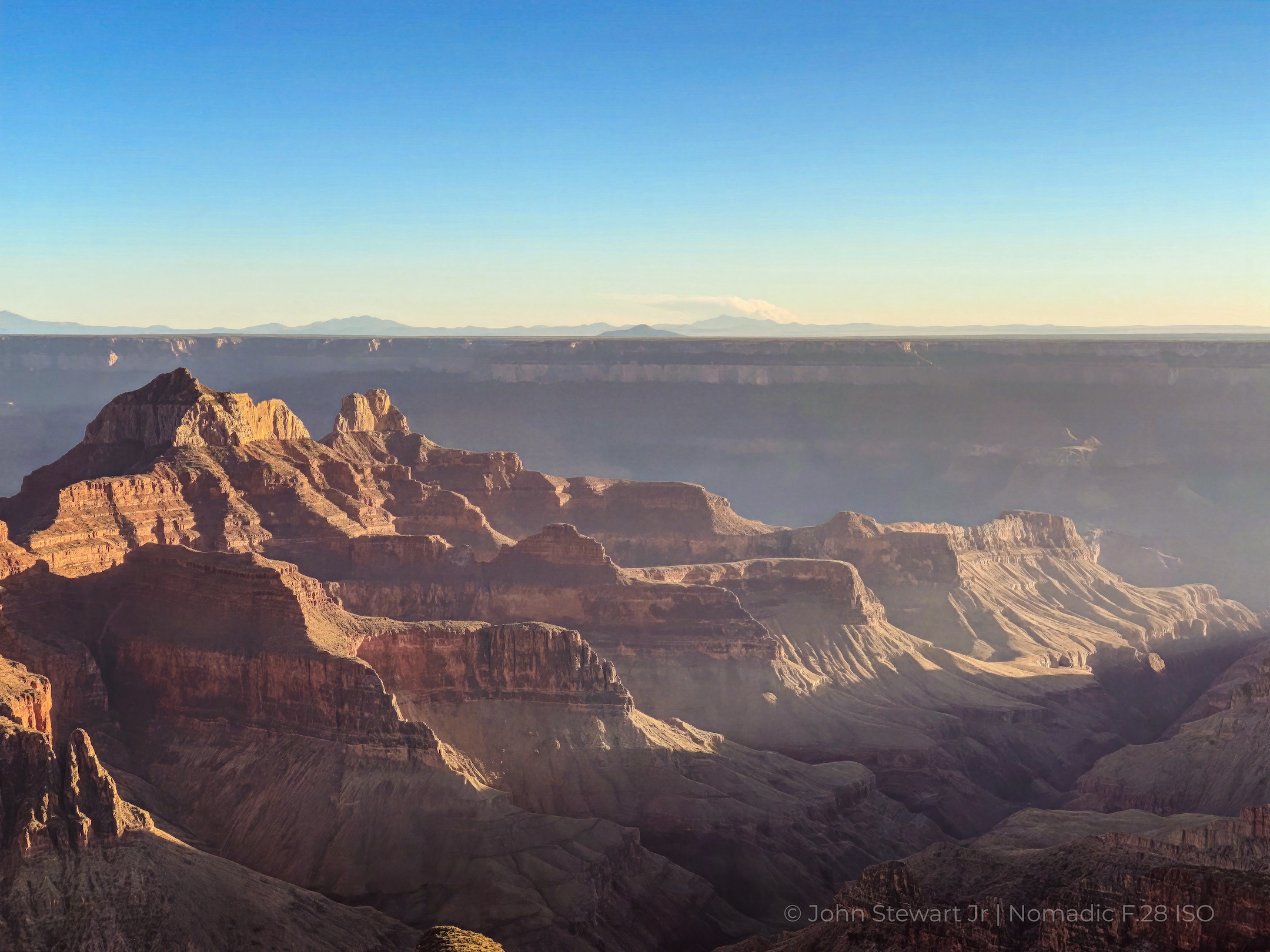 Layers of What Was — Hazy morning view from the North Rim, Grand Canyon National Park, Arizona 2020